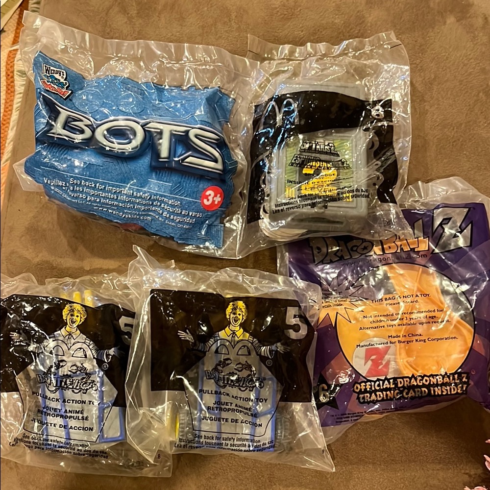 Bots, Spykids, Dragon ball and Battle bots Toys